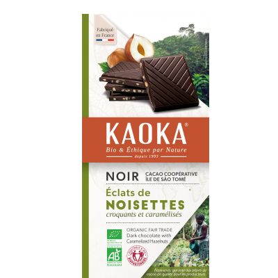 Kaoka Noir Noisettes 100g