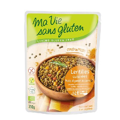 Lentilles Cuisinees 250 G Ma Vie Ss Gluten