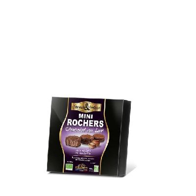 Coffret 9 Mini Rochers Pral. Nois.Choc  Lait