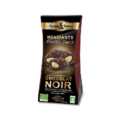 Mendiants Chocolat Noir Amand. Nois. 125 G