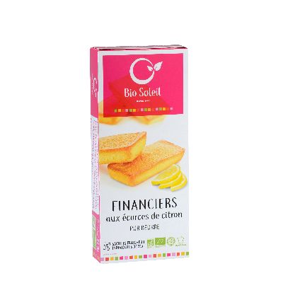 Financiers Ecorces Citron 125g