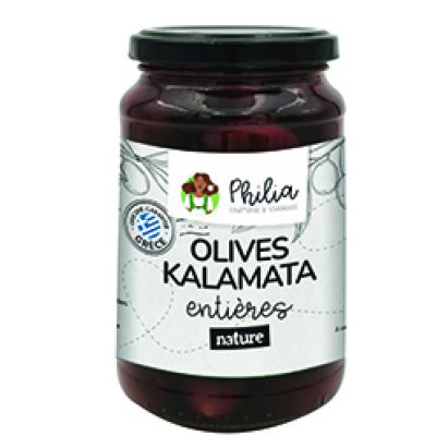 Olives Noires Kalamata Entieres 200 G D'union Européenne