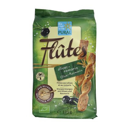 Flutes Olives Romarin 125g