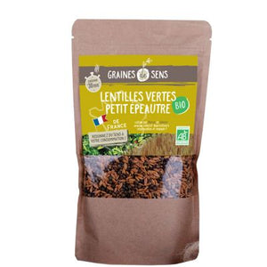 Lentilles Vertes Petit Epeautre 500g De France