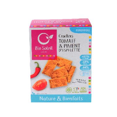 Crackers Tomates Piment Espelette 100 G Bio S