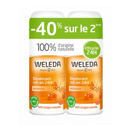 Duo Deodorant Roll On 24 H Argousier