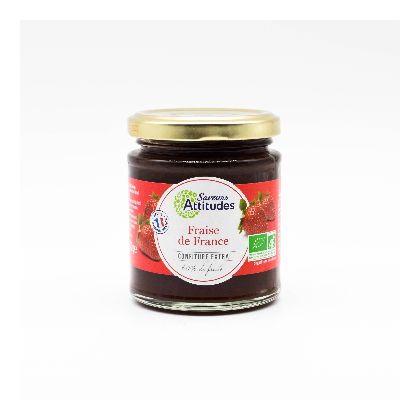 Confiture Fraise Aquit. 220 G Saveurs Attitudes