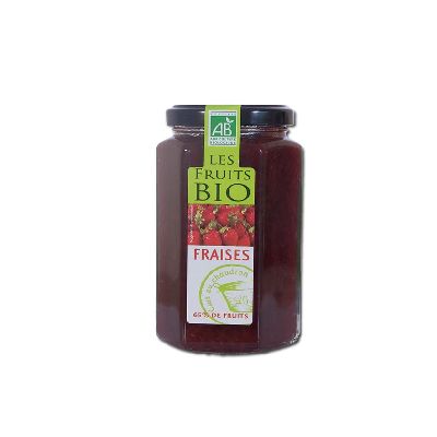 Confiture Fraises 300g Fruits Bio