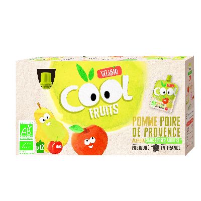 Cool Fruits Pom/Poire 12x90g