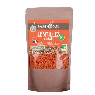 Lentilles Corail 500g De France