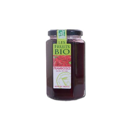 Confiture Framboises 300g Fruits Bio