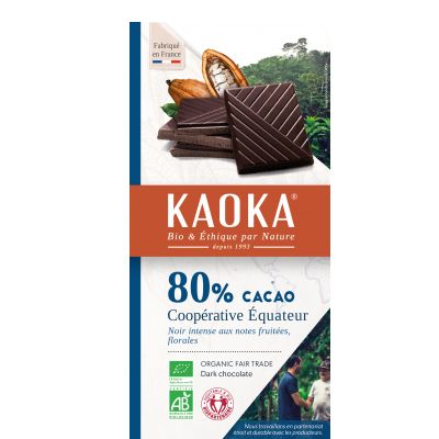 Kaoka Noir Equateur 80% 100g