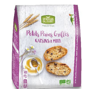 Petits Pains Grilles Miel Raisins 225g