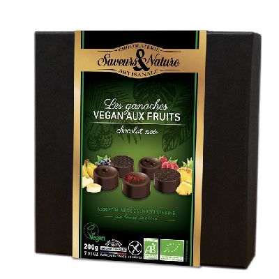 Coffret Assort. Bonbons Chocolats Noirs Vegan